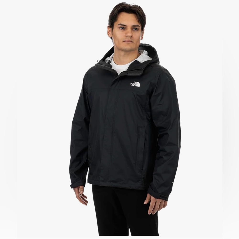 The North Face Men's Black Raincoat with Hood - Picture 2 of 5